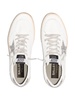 Golden Goose White And Silver Leather Ball Star Low Top Sneakers