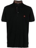 logo-embroidered cotton polo shirt