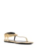 TOM FORD Luxury Gold-Tone Thong Strap Sandals for Women