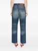 Victoria Beckham Fold Detail Boyfriend Jeans Clothing