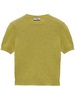 Prada Short-Sleeve Cashmere Sweater