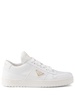 PRADA Elegant Calfskin Lace-Up Sneakers