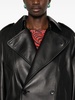 puffball-design lambskin jacket