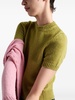 Prada Short-Sleeve Cashmere Sweater