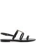 Saint Laurent Cassandra Flat Sandals Shoes