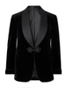 Silk-Trimmed Wool-Velvet Tuxedo Jacket