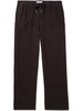 Edward Straight-Leg Garment-Dyed Linen Drawstring Trousers