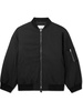 Padded Gabardine Bomber Jacket