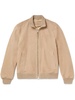 Suede Bomber Jacket