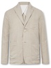 Mercer Unstructured Garment-Dyed Linen Blazer