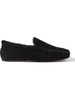 Kensington Shearling-Lined Suede Slippers