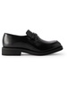 Nakano Braid-Trimmed Leather Loafers