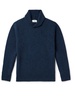 Slim-Fit Shawl-Collar Wool Sweater