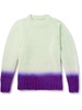 Tie-Dyed Wool-Blend Sweater