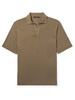 Valpiana Silk and Cotton-Blend Polo Shirt