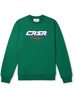 Casa Racing 3D Logo-Appliquéd Organic Cotton-Jersey Sweatshirt