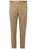 Straight-Leg Cotton-Blend Twill Trousers