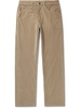 Slim-Fit Straight-Leg Cotton-Blend Corduroy Trousers