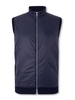 Holdridge Hybrid Padded Quilted Shell and Merino Wool Zip-Up Gilet