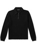 Lad Ribbed Cotton-Jersey Half-Zip Sweatshirt