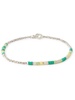 Volta Sterling Silver and Enamel Beaded Bracelet