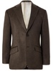 Silk-Felt Blazer