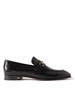 Bailey Embellished Croc-Effect Leather Loafers