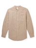 Noto2 Grandad-Collar Cotton-Corduroy Shirt