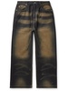 Geth Wide-Leg Distressed Jeans