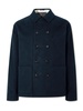 Double-Breasted Cotton and Cashmere-Blend Peacoat