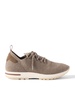 360 Flexy Walk Suede-Trimmed Knitted Wool Sneakers