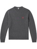 Anagram Logo-Embroidered Wool Sweater