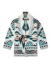 The Never Ending Winter Fringed Belted Jacquard-Knit Cashmere Cardigan