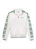 Laurel Logo-Embroidered Jersey Track Jacket