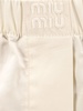 Miu Miu Woman Miu Miu Woman Beige Shorts