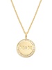 14K Yellow Gold & 0.25 TCW Diamond Pendant Necklace