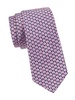 Geometric Pattern Silk Tie