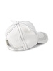 Exposed Seam Linen Blend Baseball Cap