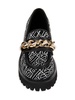 Gala Monogram Chain Trim Loafers