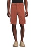 Flat Front Cargo Bermuda Shorts