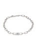 Zoe Rhodium Plated & Cubic Zirconia Link Bracelet