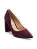 80MM Winnie Block Heel Suede Pumps