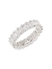 14K White Gold & 5.18 TCW Lab-Grown Diamond Ring