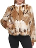 Mixed Faux Fur Jacket