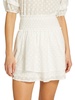 Addison Smocked Tiered Miniskirt