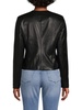 Splitneck Faux Leather Jacket