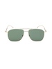 60MM Square Aviator Sunglasses