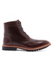 Lincoln Leather Ankle Boots