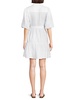 Belted 100% Linen Mini Dress