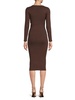 Cutout Midi Sweater Dress